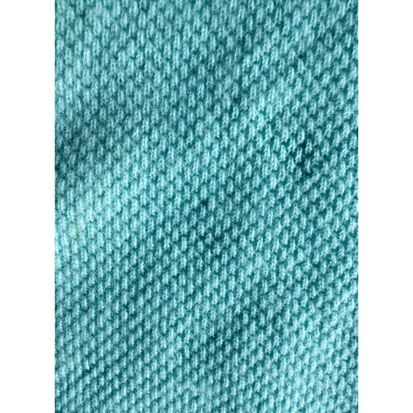 Todd & Duncan Women’s Sz M Green Textured 100% Cashmere Turtleneck Sweater - Picture 5 of 6
